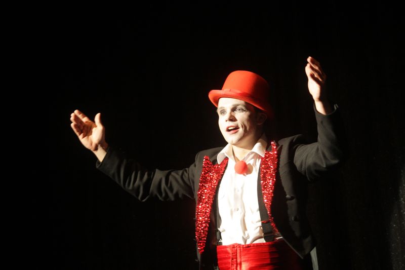 jako První klaun v komedii 39 stupňů - foto Jan Karásek